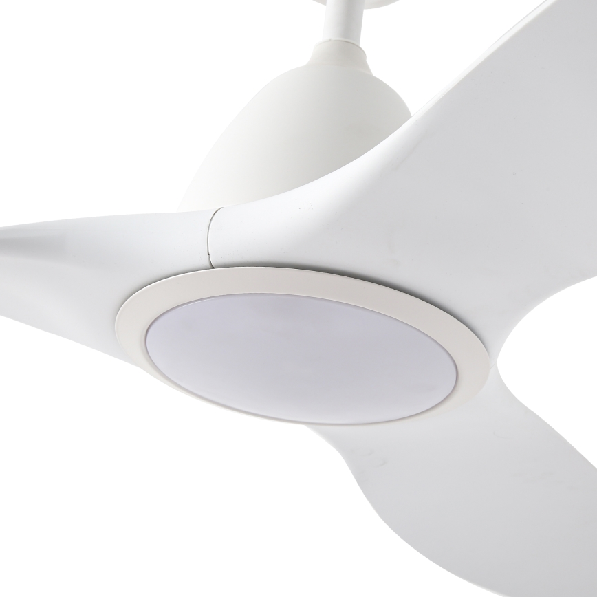 ZEVENTI - LED Reguliuojamas lubinis ventiliatorius URBINO LED/20W/230V 3000-6000K Wi-Fi Tuya balta + nuotolinio valdymo pultas