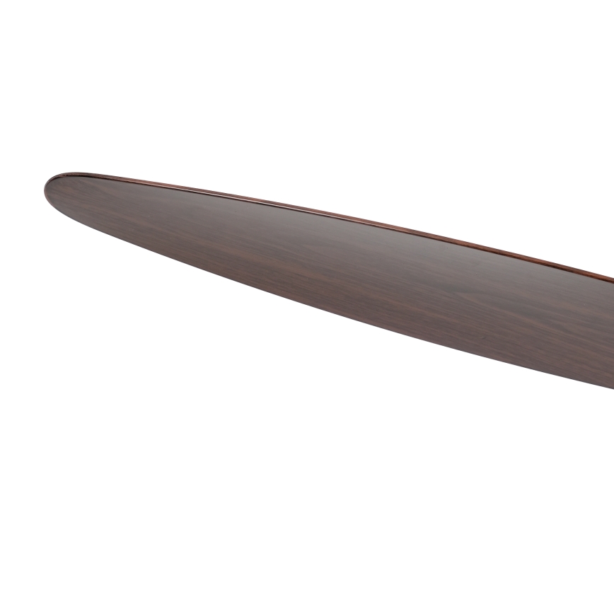 ZEVENTI - Dimeriuojamas LED lubų ventiliatorius VENTORA LED/24W/230V 3000/4000/6000K Wi-Fi Tuya juoda/riešutmedžio + nuotolinis valdymas