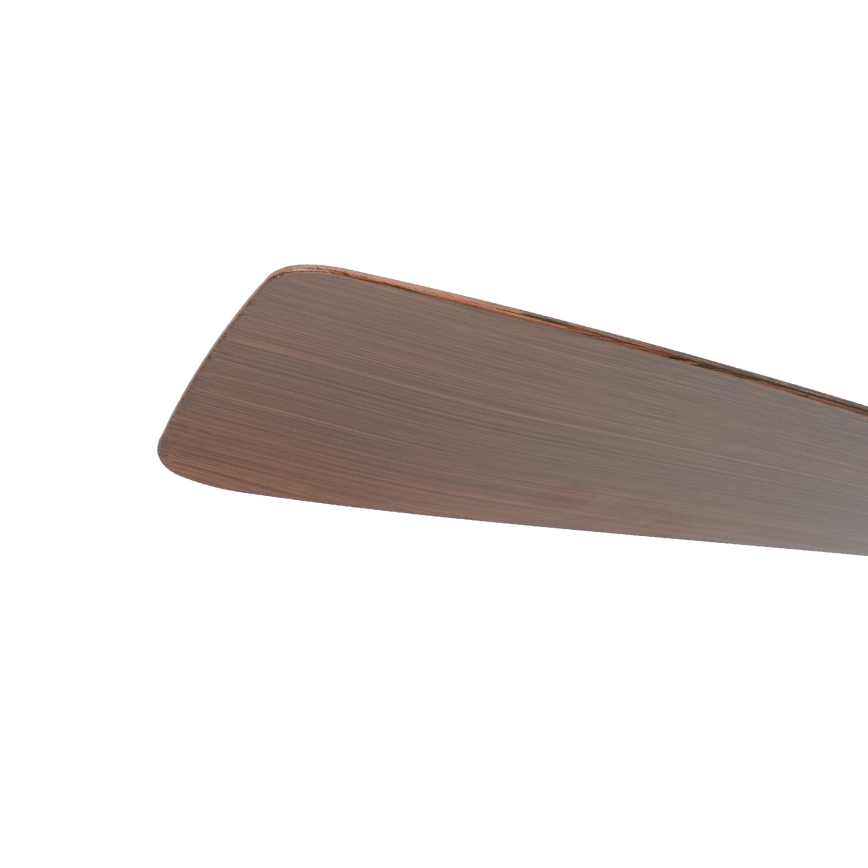 ZEVENTI - LED dimeriuojamas lubinis ventiliatorius AERYS LED/24W/230V 3000/4000/6000K Wi‑Fi Tuya juoda/riešutmedžio + nuotolinio valdymo pultas