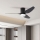ZEVENTI - LED Reguliuojamas lubinis ventiliatorius PADUA LED/18W/230V 3000-6000K Wi-Fi Tuya juoda + nuotolinio valdymo pultas