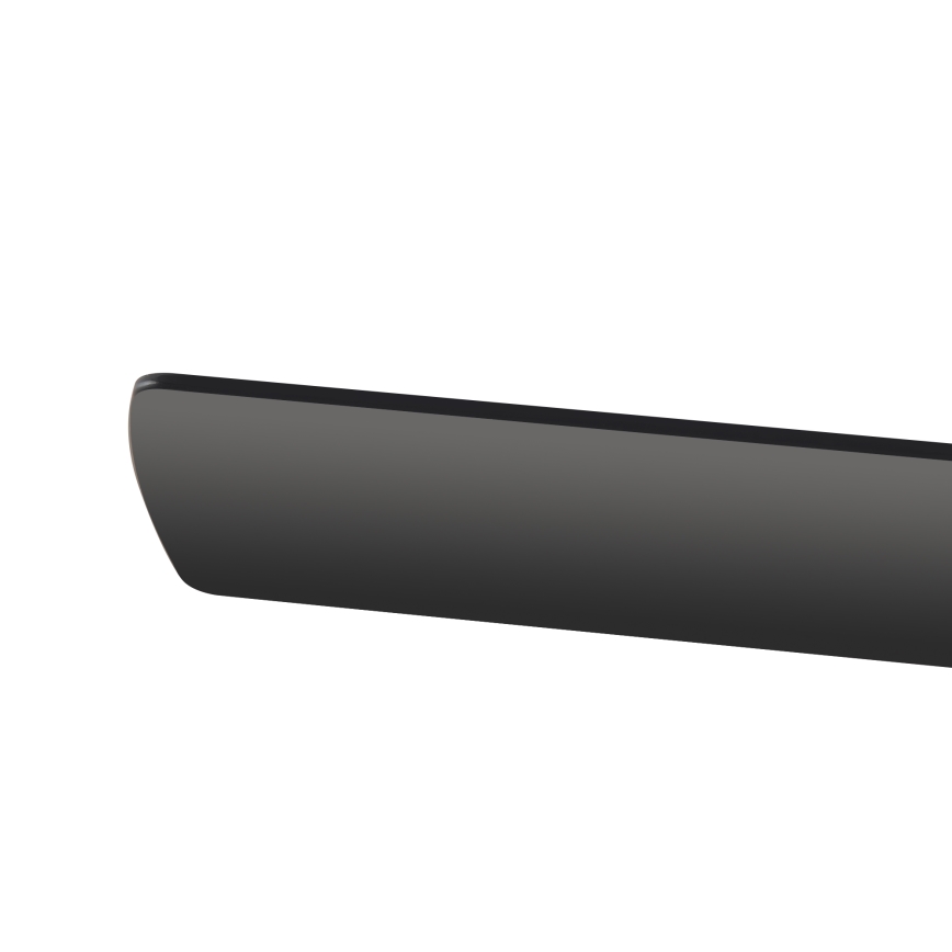 ZEVENTI - LED lubinis ventiliatorius BARROSA LED/18W/230V 3000/4000/6000K Wi-Fi Tuya juodas + nuotolinio valdymo pultas