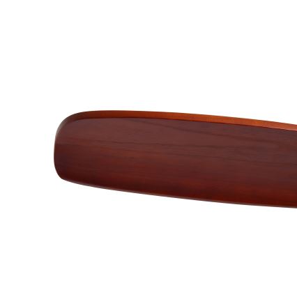 ZEVENTI - Lubų ventiliatorius CUENCA Wi-Fi Tuya juodas/ąžuolas + nuotolinio valdymo pultas