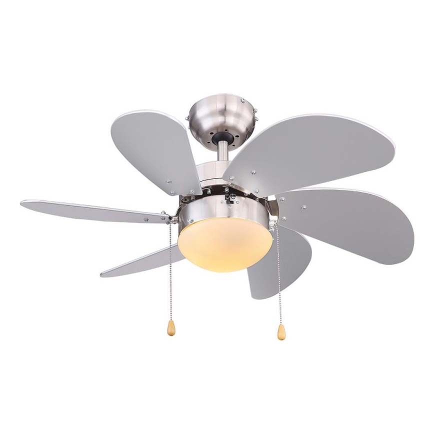 ZEVENTI - Lubinis ventiliatorius FAMARA 1xE14/60W/230V pilka