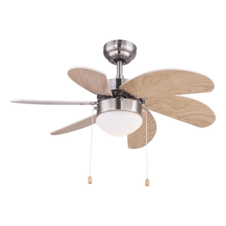 ZEVENTI - Lubinis ventiliatorius FAMARA 1xE14/60W/230V smėlio spalva