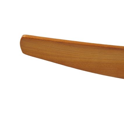 ZEVENTI - Lubinis ventiliatorius SPELLO Wi-Fi Tuya juodas/ąžuolas + nuotolinis valdiklis