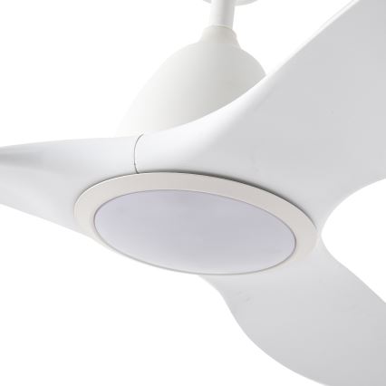 ZEVENTI - LED lubinis ventiliatorius URBINO LED/20W/230V 3000-6000K Wi-Fi Tuya baltas + nuotolinis valdymas
