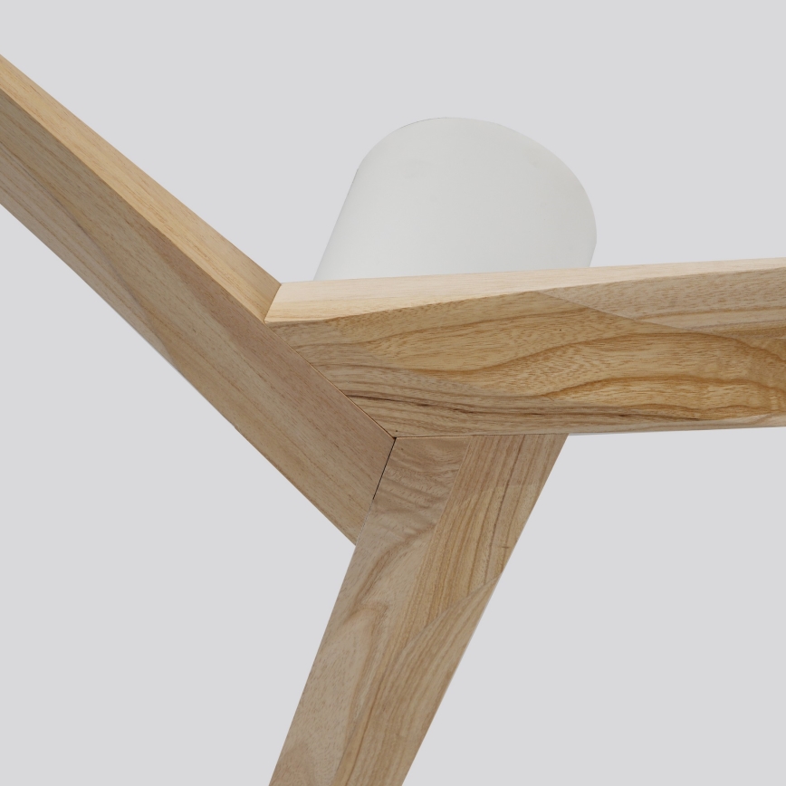 ZEVENTI - lubinis ventiliatorius VELLON Wi-Fi Tuya balta/paulovnija + nuotolinis valdymas