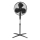 ZEVENTI - Pastatomas ventiliatorius FLOW 40W/230V 120 cm juoda
