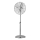ZEVENTI - Pastatomas ventiliatorius FLOW 50W/230V 125 cm blizgus chromas
