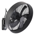 ZEVENTI - sieninis ventiliatorius FANNY 50W/230V juodas + su nuotoliniu pulteliu
