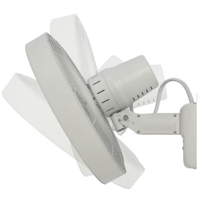 ZEVENTI - Sieninis ventiliatorius FREEZE 50W/230V diametras 40 cm balta + nuotolinio valdymo pultas