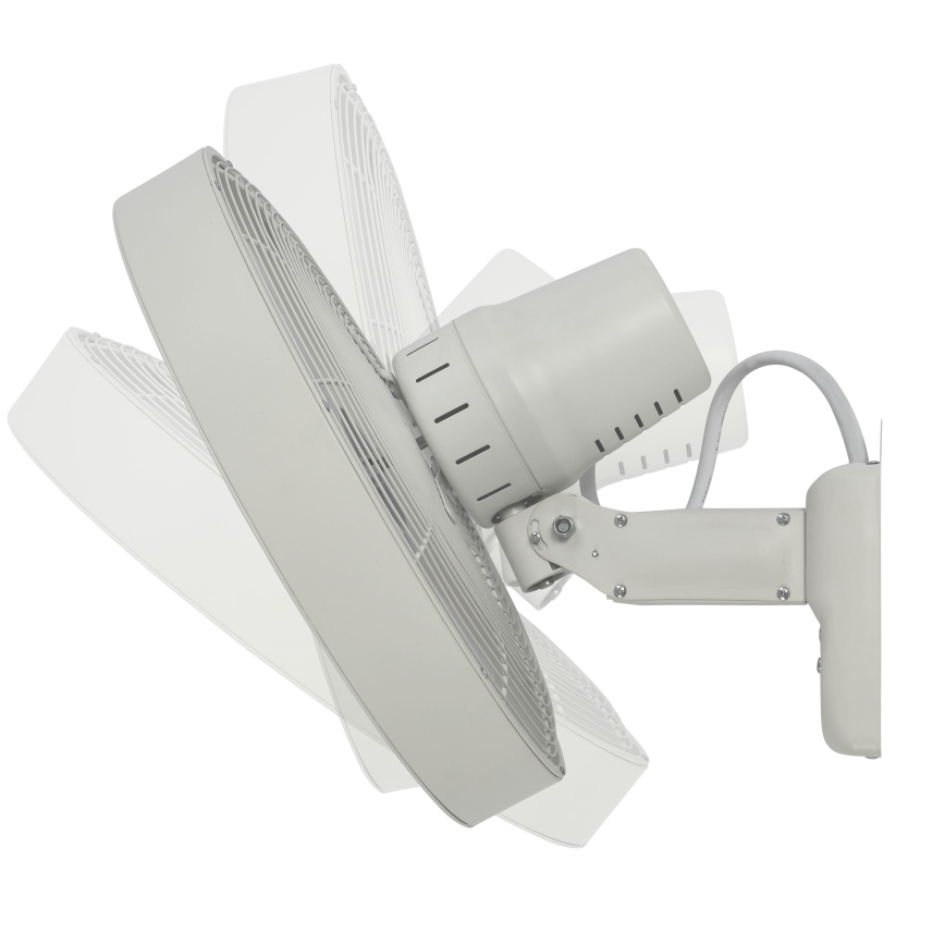ZEVENTI - Sieninis ventiliatorius FREEZE 50W/230V diametras 40 cm balta + nuotolinio valdymo pultas