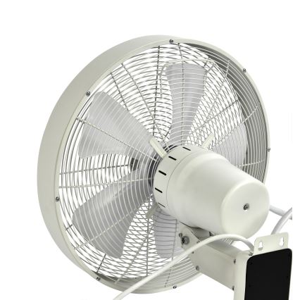ZEVENTI - Sieninis ventiliatorius FREEZE 50W/230V diametras 40 cm balta + nuotolinio valdymo pultas