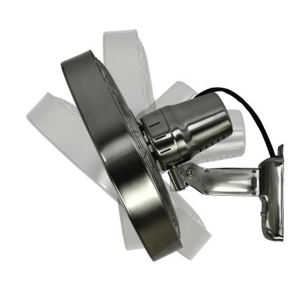 ZEVENTI - Sieninis ventiliatorius FREEZE 50W/230V diametras 40 cm matinis chromas + nuotolinio valdymo pultas