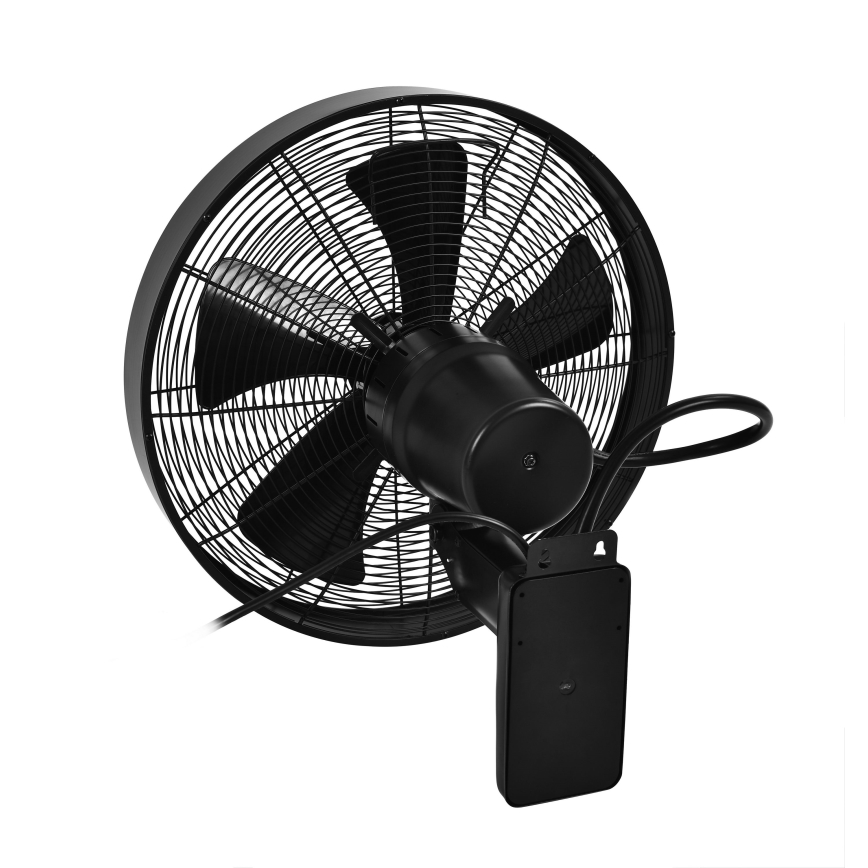 ZEVENTI - Sieninis ventiliatorius FREEZE 50W/230V diametras 40 cm juoda + nuotolinio valdymo pultas