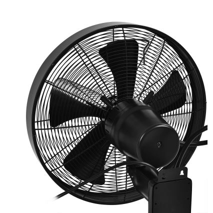 ZEVENTI - Sieninis ventiliatorius FREEZE 50W/230V diametras 40 cm juoda + nuotolinio valdymo pultas
