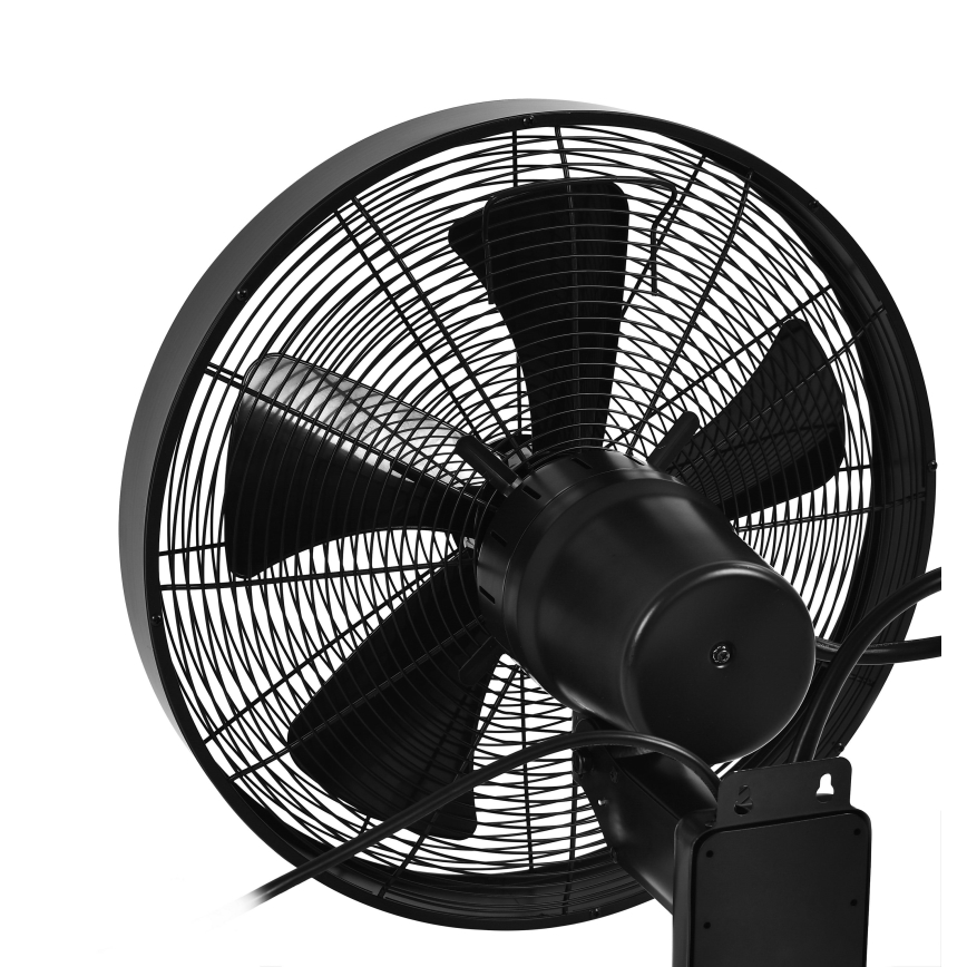 ZEVENTI - Sieninis ventiliatorius FREEZE 50W/230V diametras 40 cm juoda + nuotolinio valdymo pultas