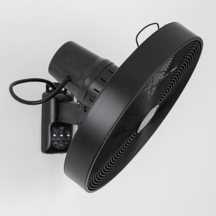ZEVENTI - Sieninis ventiliatorius FREEZE 50W/230V diametras 40 cm juoda + nuotolinio valdymo pultas