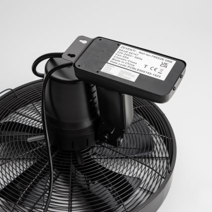 ZEVENTI - Sieninis ventiliatorius FREEZE 50W/230V diametras 40 cm juoda + nuotolinio valdymo pultas