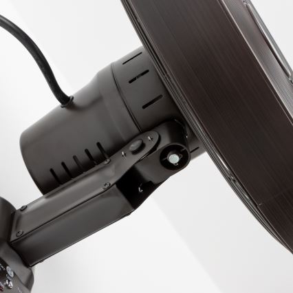 ZEVENTI - Sieninis ventiliatorius FREEZE 50W/230V skersm. 45 cm juoda/ruda + nuotolinis valdymas
