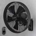 ZEVENTI - Sieninis ventiliatorius FREEZE 50W/230V skersmuo 45 cm juodas + su nuotoliniu pultu