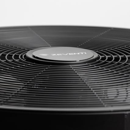 ZEVENTI - Sieninis ventiliatorius FREEZE 50W/230V skersmuo 45 cm juodas + su nuotoliniu pultu