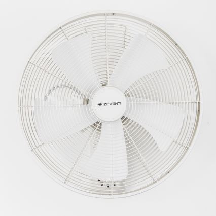 ZEVENTI - Sieninis ventiliatorius FREEZE 50W/230V Ø 45 cm baltas + nuotolinis valdymas
