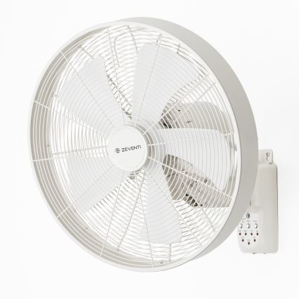 ZEVENTI - Sieninis ventiliatorius FREEZE 50W/230V Ø 45 cm baltas + nuotolinis valdymas