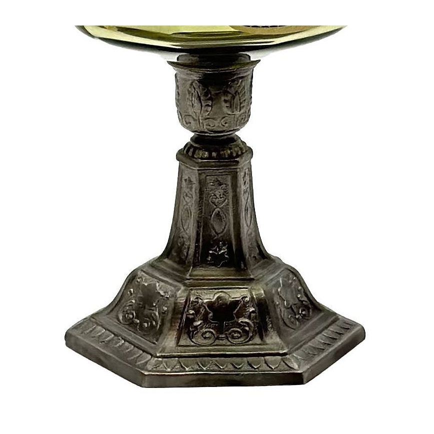 Žibalinė lempa LUDMILA 42 cm žalia