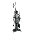 Židinio ketaus įrankiai 4 vnt. knight sidabras