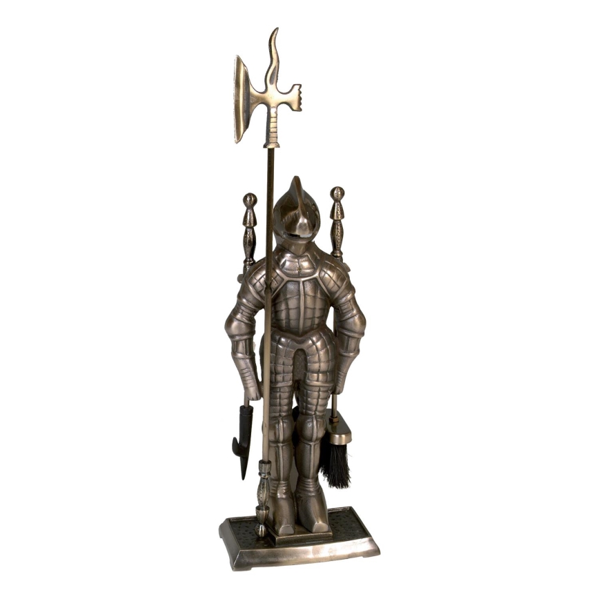 Židinio ketaus įrankiai 4 vnt. knight žalvaris