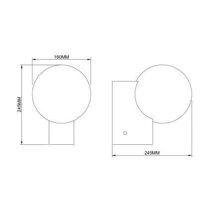 Zuma Line - Sieninis šviestuvas 1xE27/25W/230V, aukso spalvos