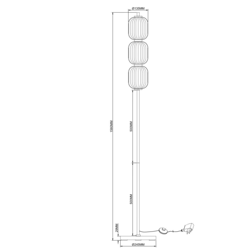 Zuma Line - LED grindinė lempa LED/20W/230V auksinė