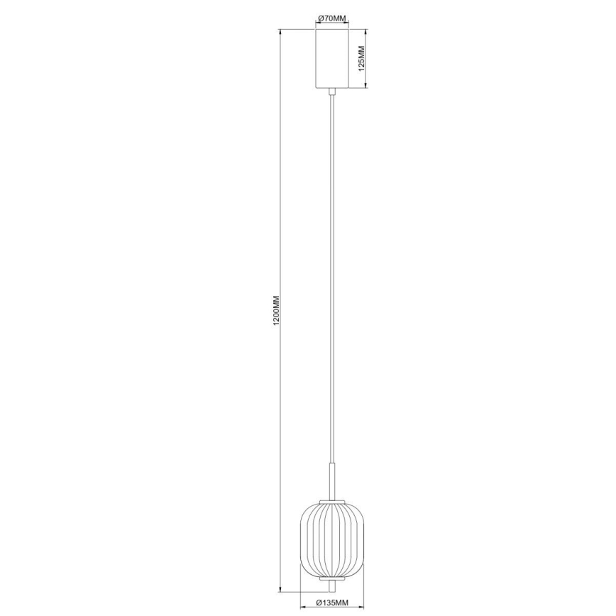 Zuma Line - LED pakabinamas šviestuvas ant laido LED/6,5W/230V skersm. 13 cm auksinis