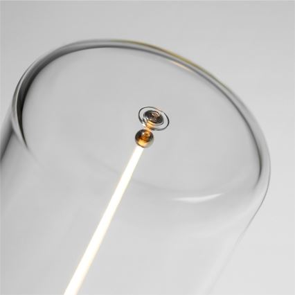 Zuma Line - LED Pritemdomas įkraunamas stalinis šviestuvas LED/0,5W/230V juoda IP54