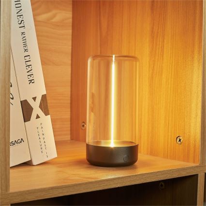 Zuma Line - LED Pritemdomas įkraunamas stalinis šviestuvas LED/0,5W/230V juoda IP54