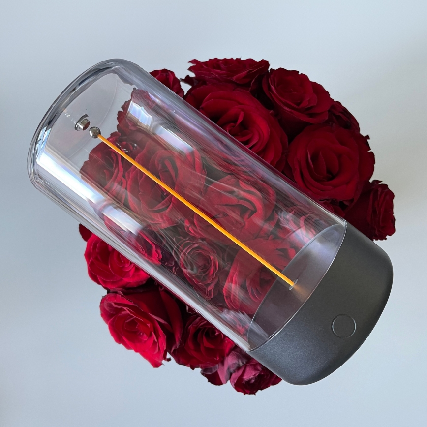 Zuma Line - LED Pritemdomas įkraunamas stalinis šviestuvas LED/0,5W/230V juoda IP54