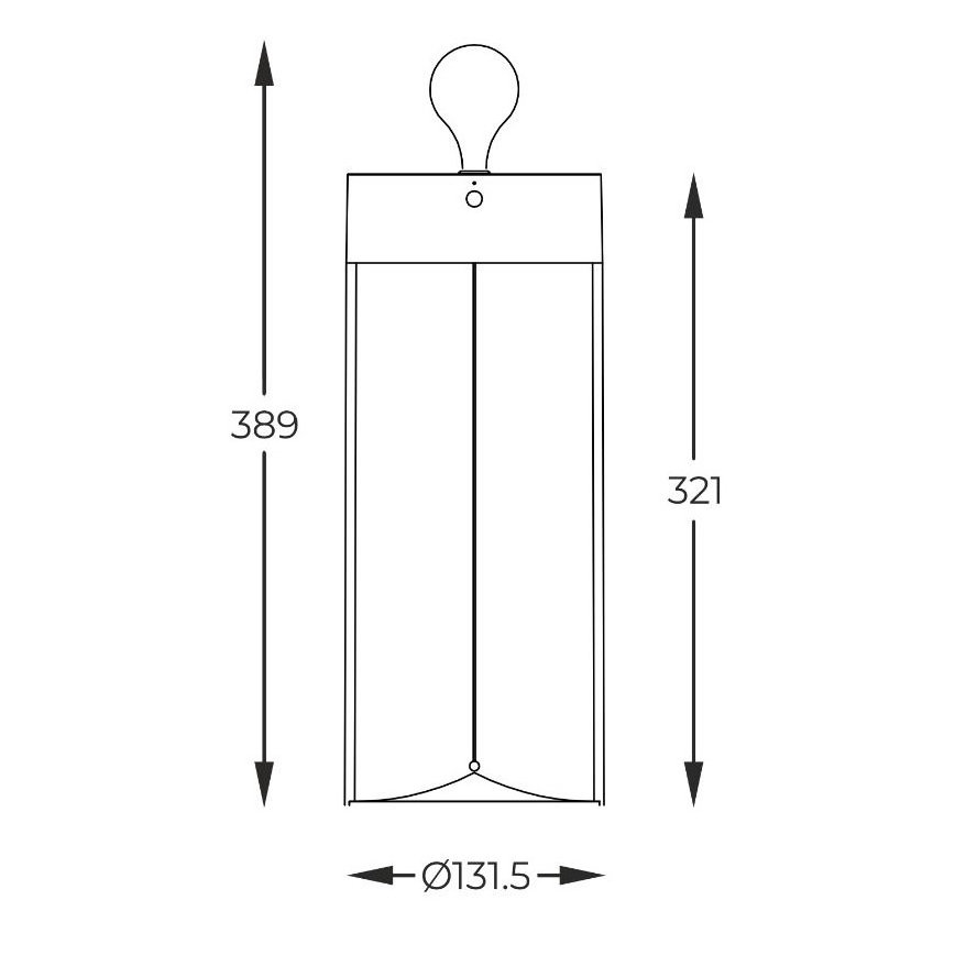 Zuma Line - LED Pritemdomas įkraunamas stalinis šviestuvas LED/1,2W/230V pilka IP54