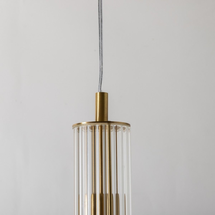 Zuma Line - Pakabinama liustra ant laido 1xE14/7W/230V aukso spalvos