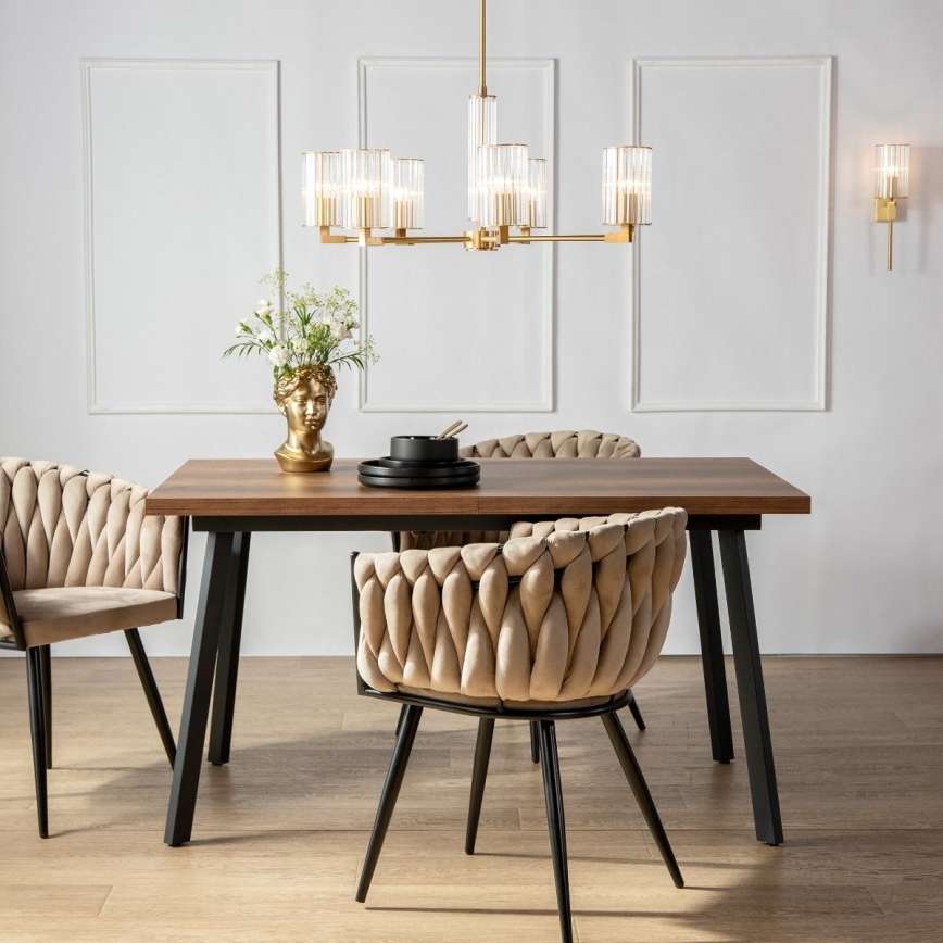 Zuma Line - Sieninis šviestuvas 1xE14/7W/230V auksinis