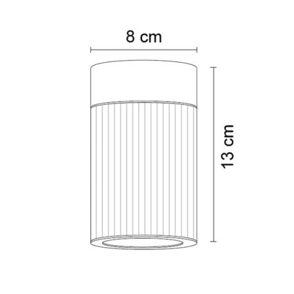 Zuma Line - Auksinis taškinis šviestuvas 1xG9/6W/230V