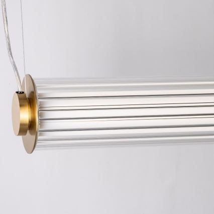 Zuma Line - reguliuojamas LED pakabinamas šviestuvas ant laido LED/39W/230V 2700-6500K auksinis + su nuotoliniu valdymu