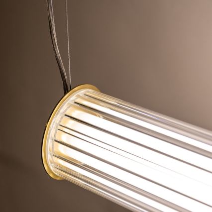 Zuma Line - reguliuojamas LED pakabinamas šviestuvas ant laido LED/39W/230V 2700-6500K auksinis + su nuotoliniu valdymu