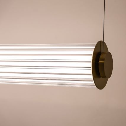 Zuma Line - reguliuojamas LED pakabinamas šviestuvas ant laido LED/39W/230V 2700-6500K auksinis + su nuotoliniu valdymu