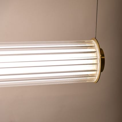 Zuma Line - reguliuojamas LED pakabinamas šviestuvas ant laido LED/39W/230V 2700-6500K auksinis + su nuotoliniu valdymu