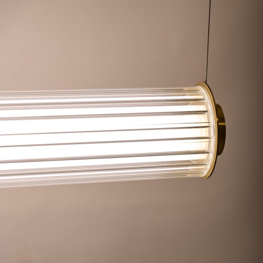 Zuma Line - reguliuojamas LED pakabinamas šviestuvas ant laido LED/39W/230V 2700-6500K auksinis + su nuotoliniu valdymu
