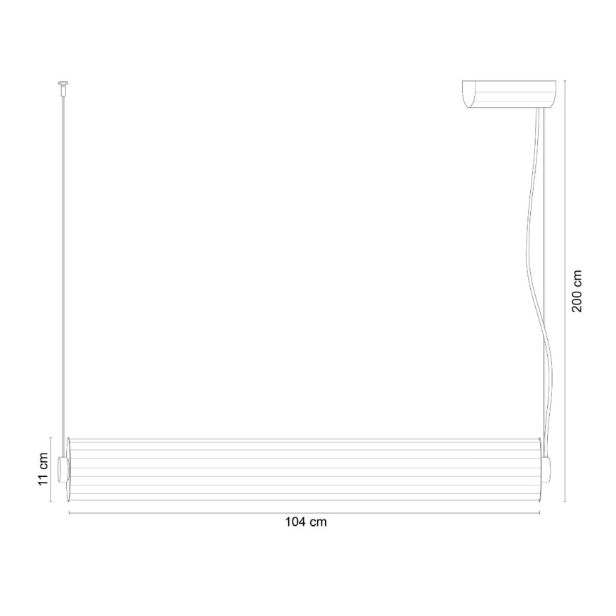 Zuma Line - reguliuojamas LED pakabinamas šviestuvas ant laido LED/39W/230V 2700-6500K auksinis + su nuotoliniu valdymu