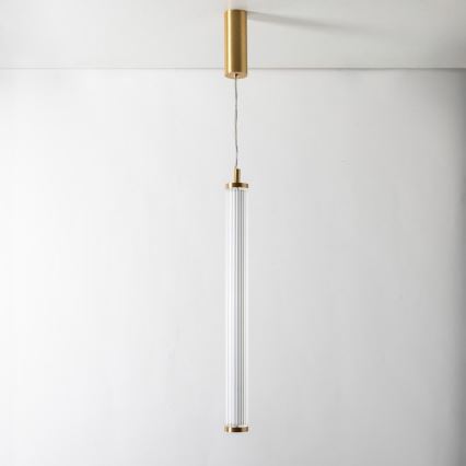 Zuma Line - LED dimeriuojama pakabinama liustra su laidu LED/26W/230V 2700-6500K auksinė + nuotolinis valdymas