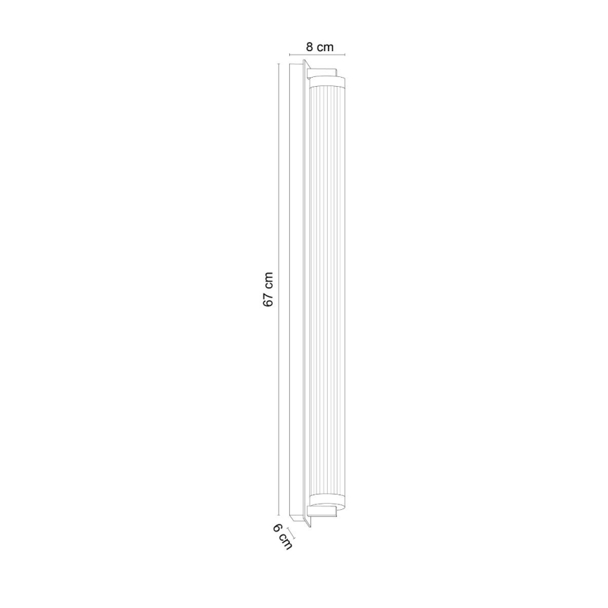 Zuma Line - dimeriuojamas LED sieninis šviestuvas LED/26W/230V 2700-6500K auksinis + nuotolinis valdymas