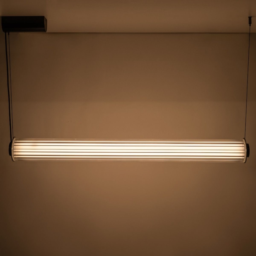 Zuma Line - LED reguliuojama liustra ant laido LED/39W/230V 2700-6500K juoda + nuotolinis valdymas